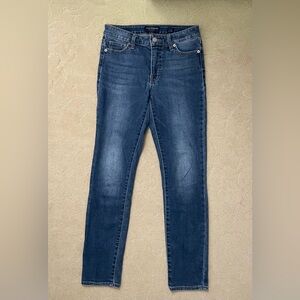 Lucky Brand Women’s Mid-rise Dark Blue Skinny Jeans